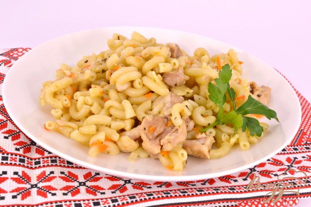 Рожки с курицей пошагово с Рожки с курицей пошагово с