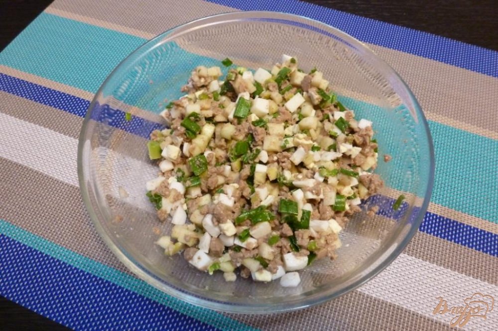 Салат из печени трески с картофелем рецепт с очень вкусный Салат из печени трески с картофелем рецепт с очень вкусный