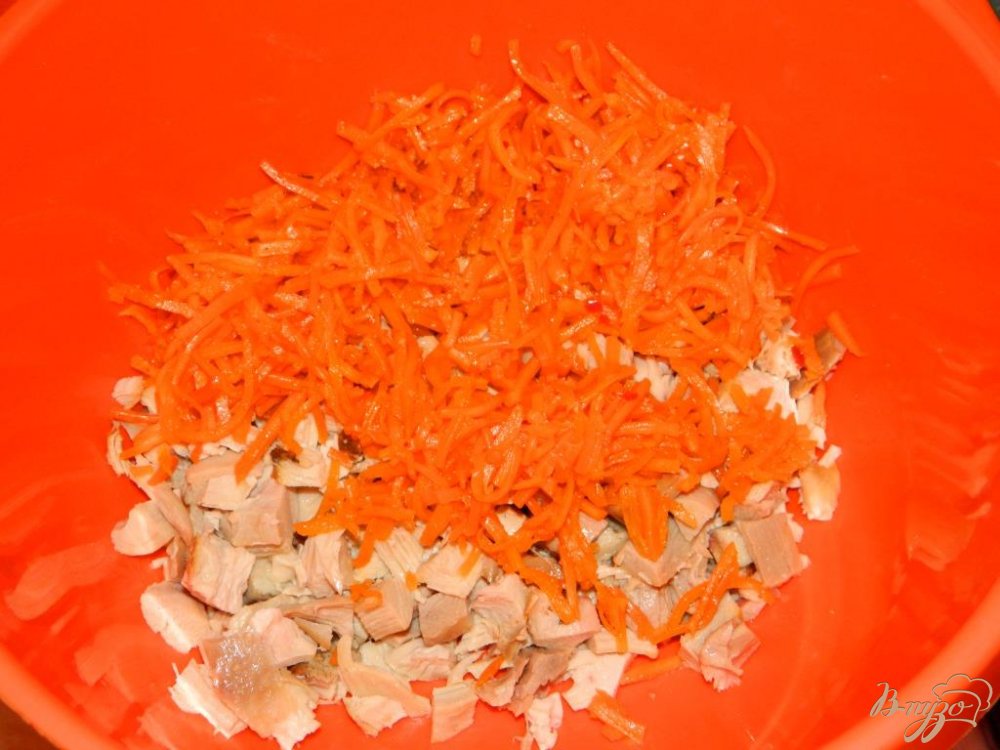 Курица с морковью по корейски салат рецепт с пошагово Курица с морковью по корейски салат рецепт с пошагово