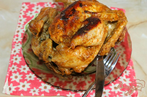Жареная курица в мультиварке пошагово с Жареная курица в мультиварке пошагово с