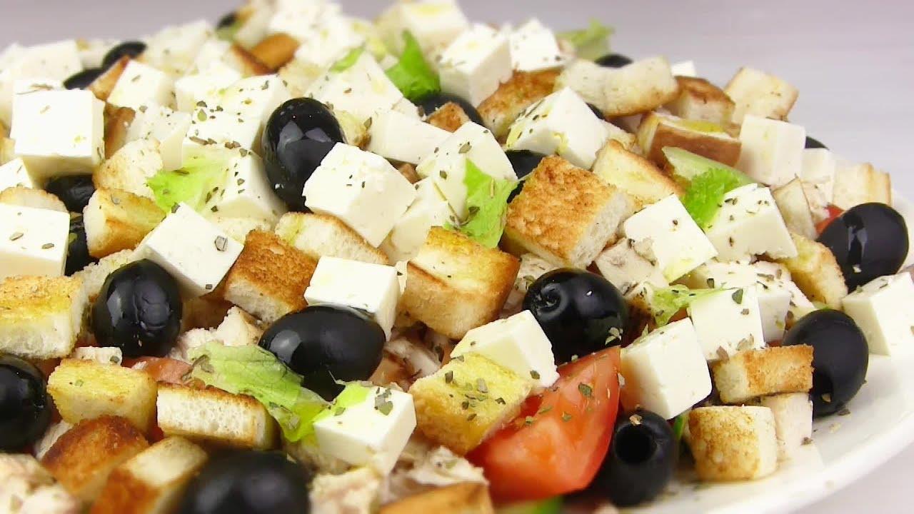 Салат греческий рецепт классический рецепт пошаговый с фото маслинами