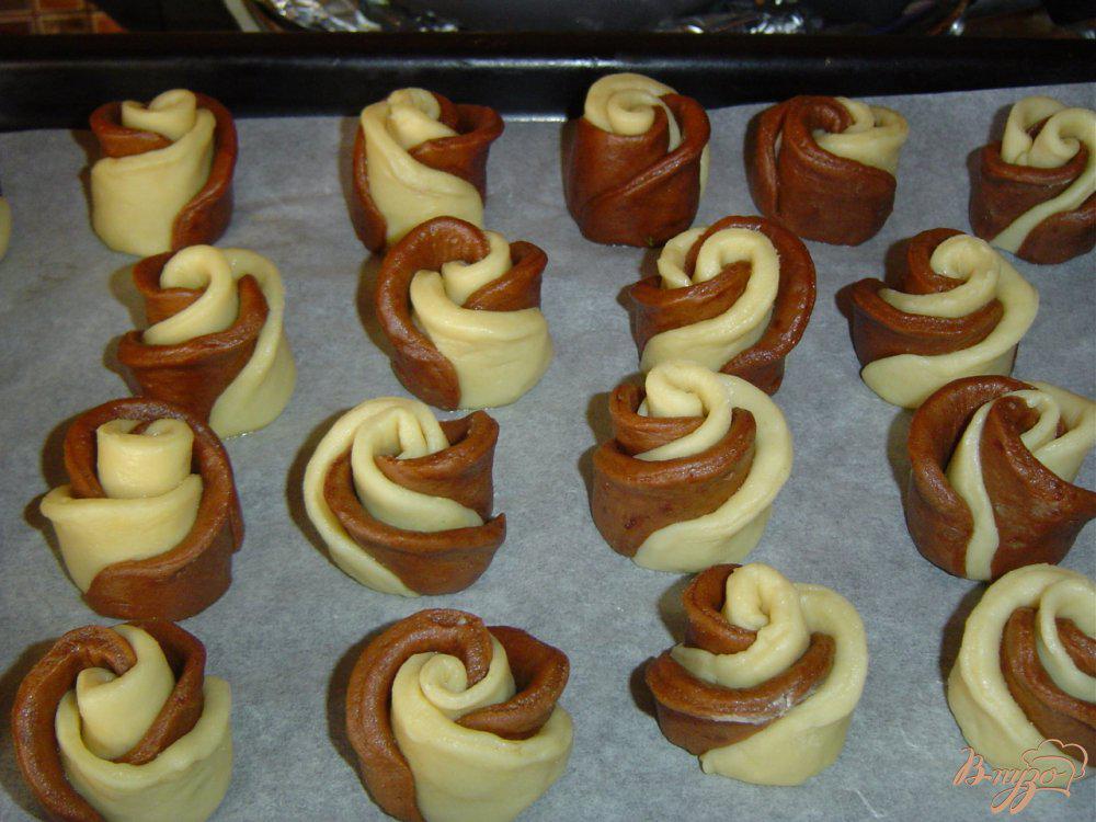 Двухцветное печенье с какао рецепт с фото пошагово