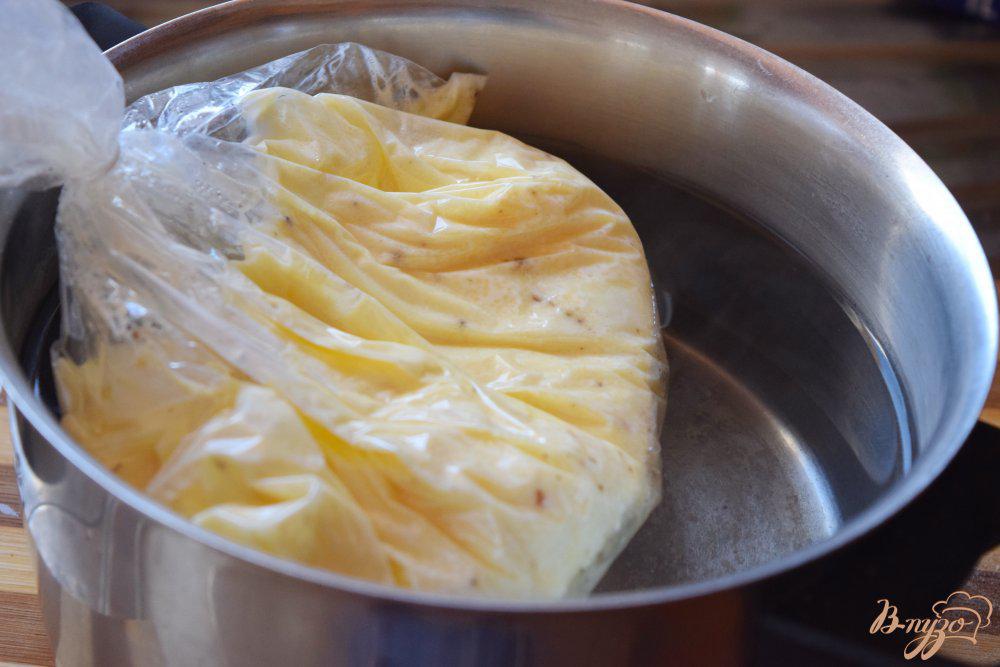 Омлет в пакете сваренный в кастрюле рецепт с фото