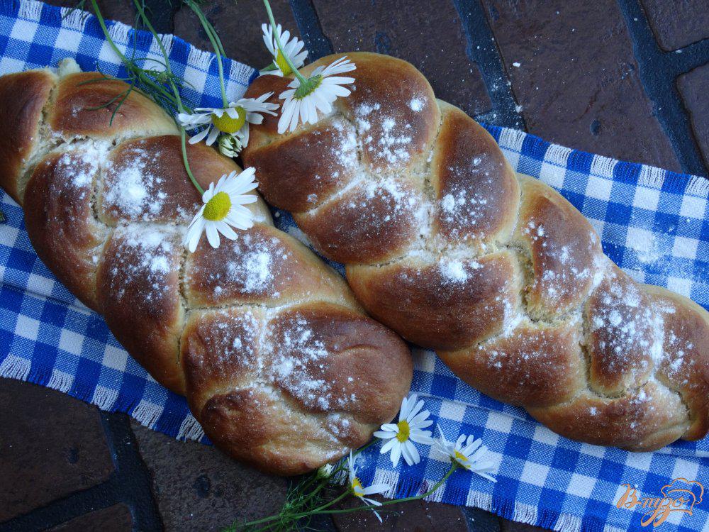 Рецепт булочки плетенки с сахаром