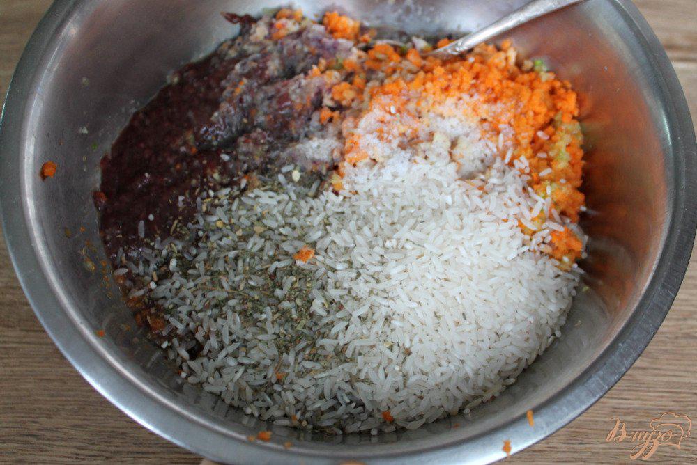 Как правильно приготовить рис печень и овощи смесь.
