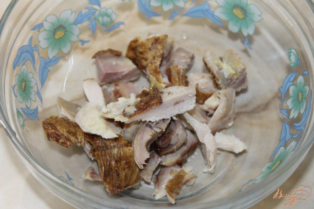 Копченая курица маринованный лук
