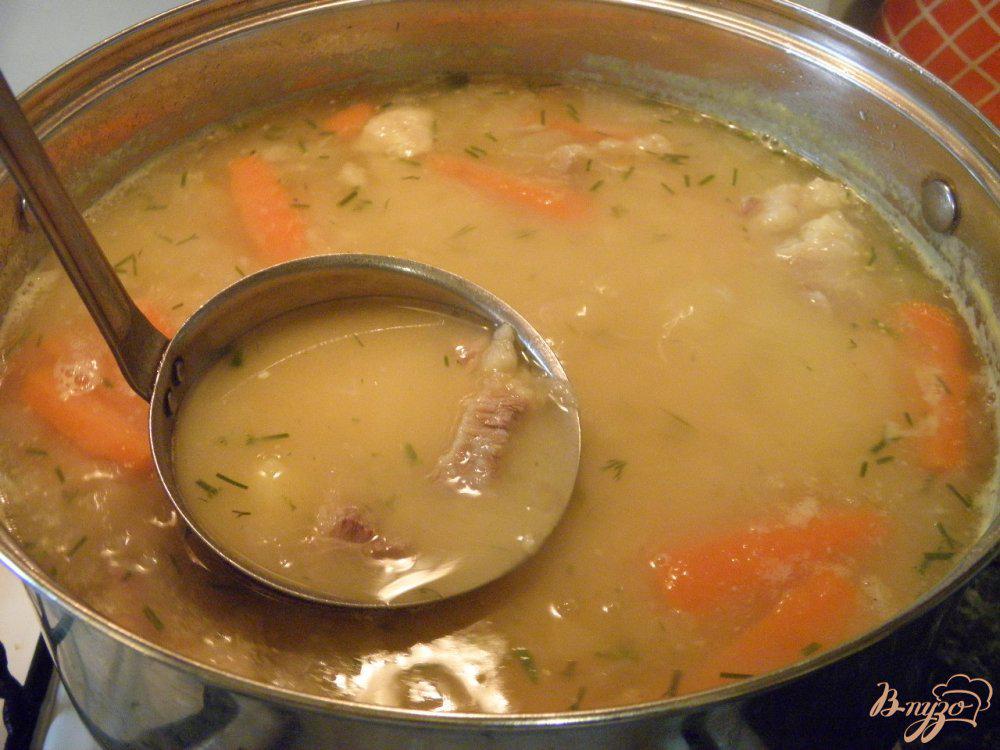 Рецепт гороховый суп на ребрышках рецепт с фото