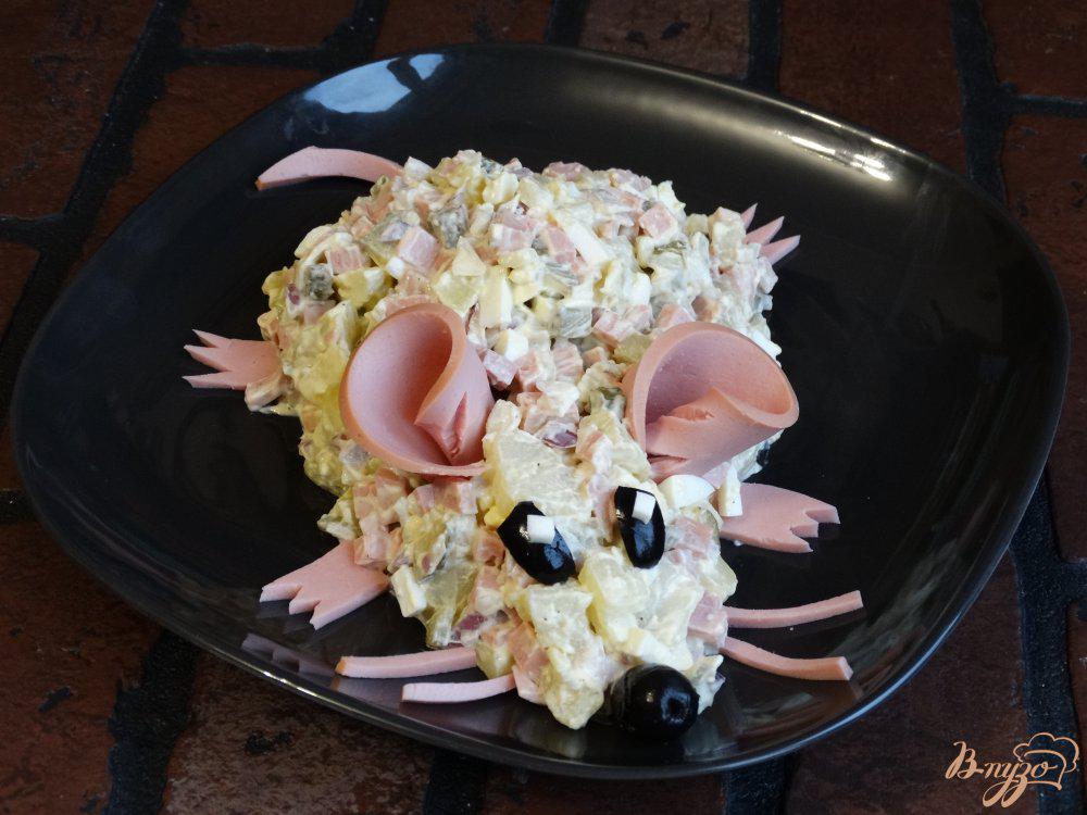 Салат мышка рецепт с фото