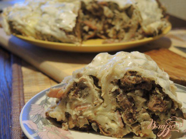 Пирог С Мясом В Мультиварке Фото