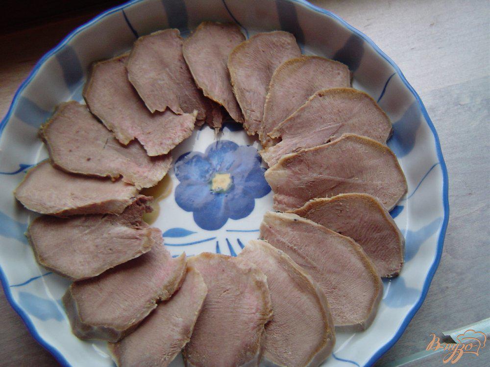 Заливное из свиного языка пошаговый рецепт с фото