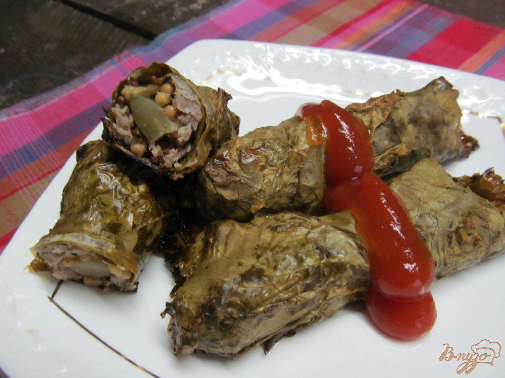 Отведала мясную сигару