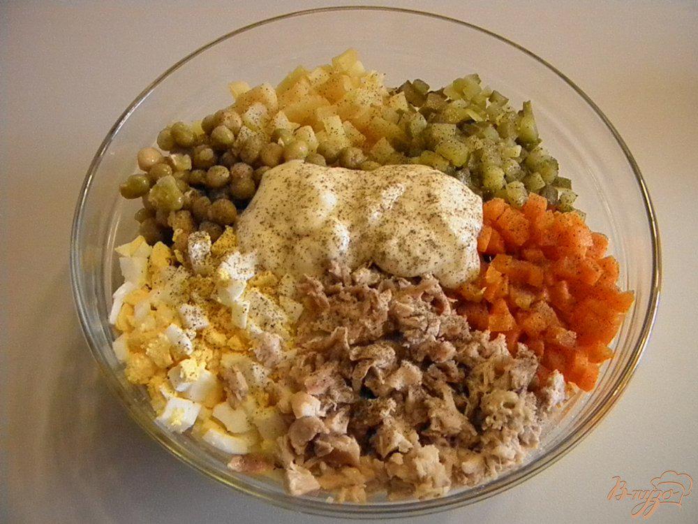 Столичный Салат С Курицей Фото Рецепт
