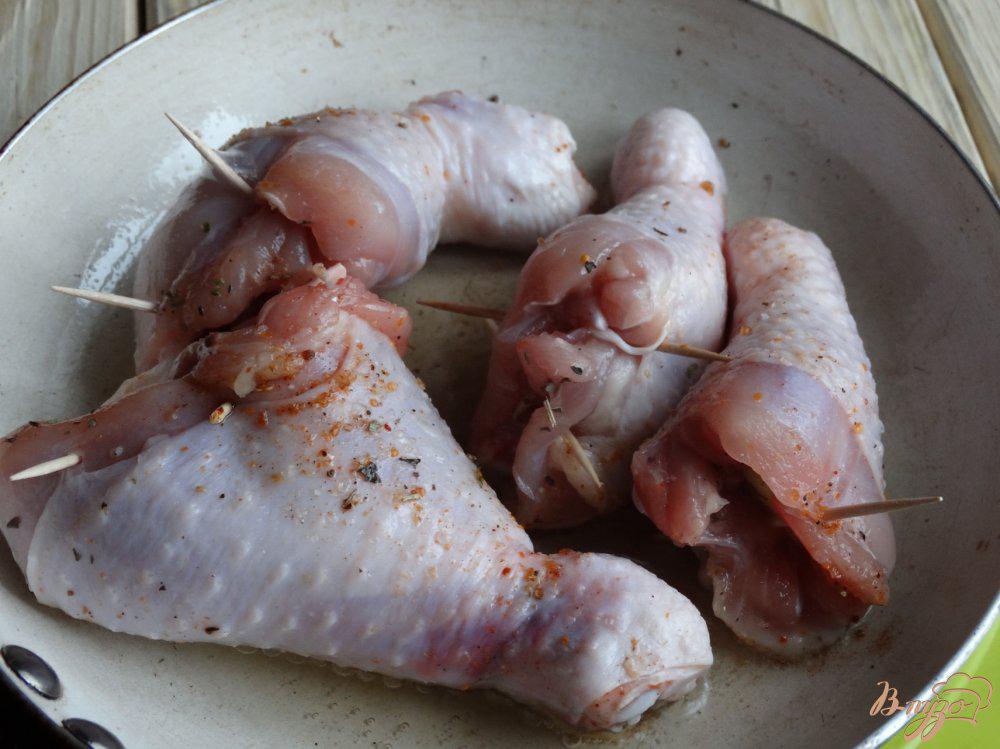 Фаршированные куриные голени без кости рецепт с фото