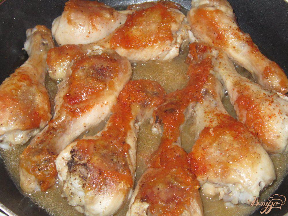 Куриная голень на сковороде рецепт с фото