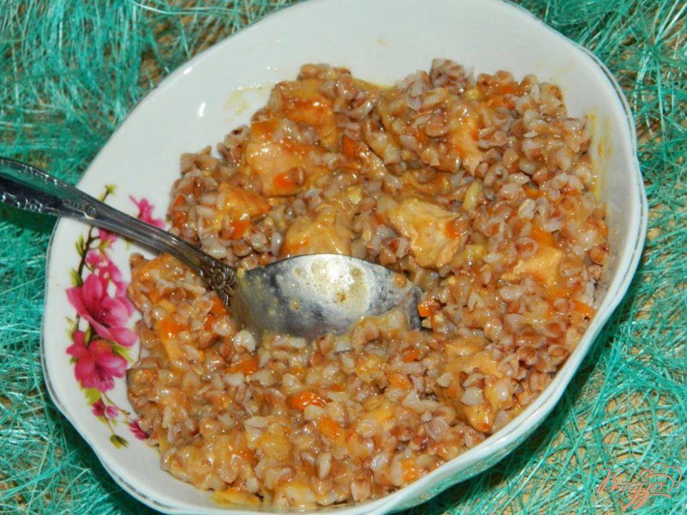 Рецепт гречки с солеными огурцами рецепт с фото