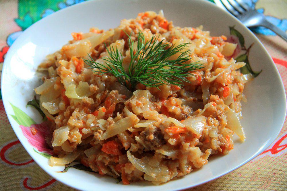 Рис капуста морковь лук рецепт