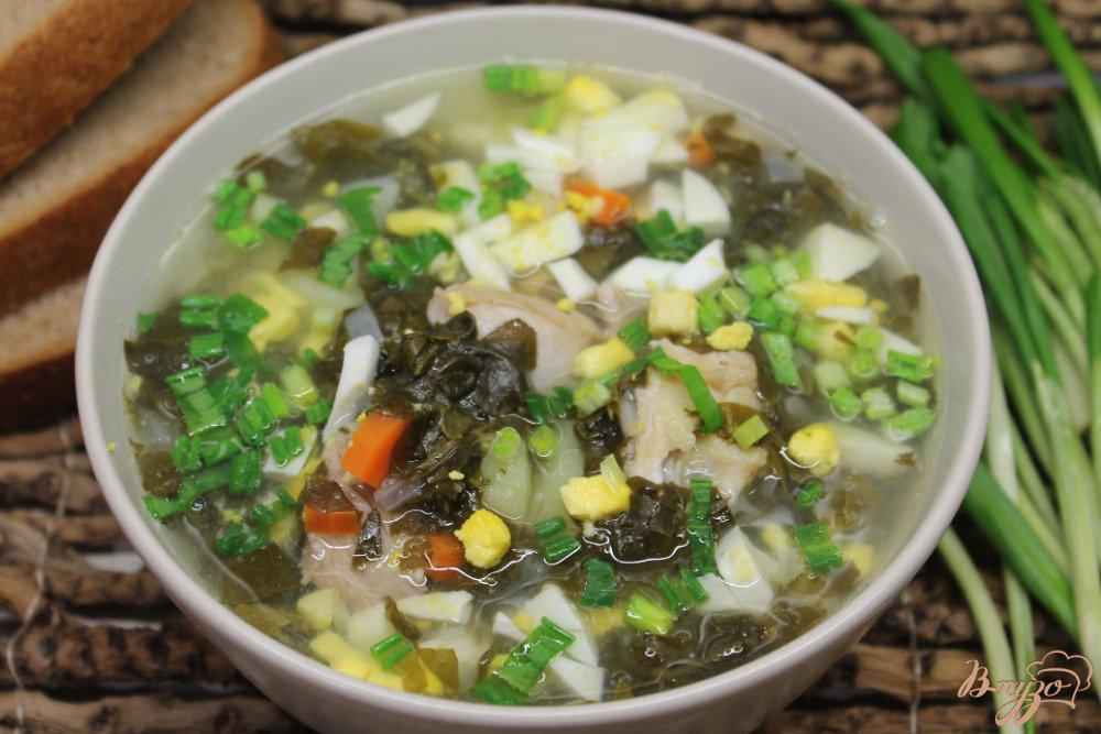 Как вкусно приготовить суп с щавелем и яйцом рецепт с фото пошагово