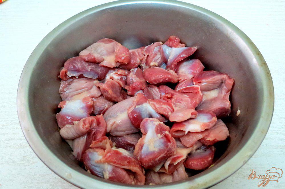 Тушить желудки куриные рецепт с фото пошагово