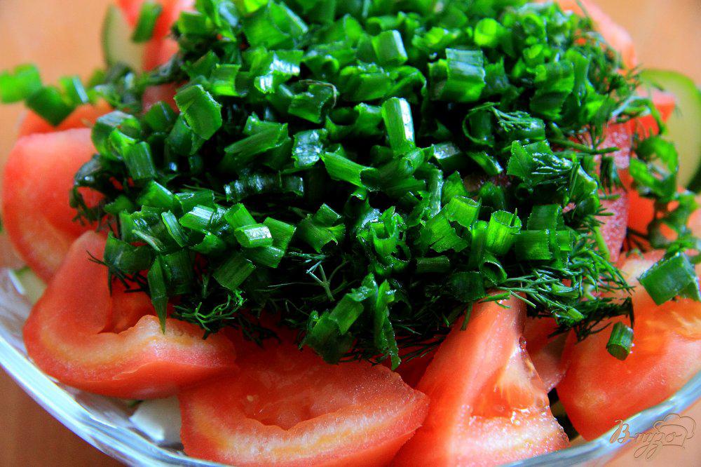 Рецепты простых салатов с зеленым луком