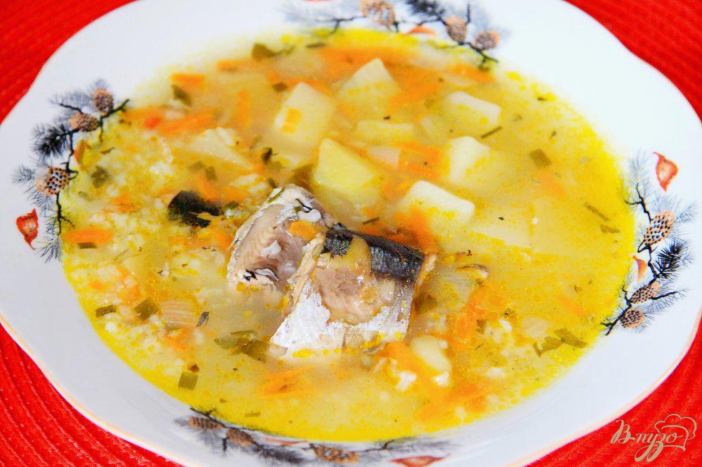 Суп с рыбной консервой и рисом и картошкой рецепт фото пошагово