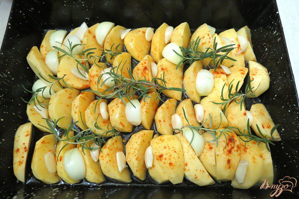 Рецепт запекания картофеля в духовке дольками рецепт с фото