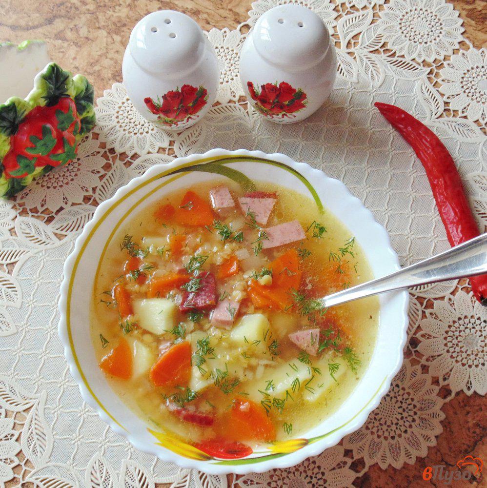 Рецепт супа с домашней колбасой