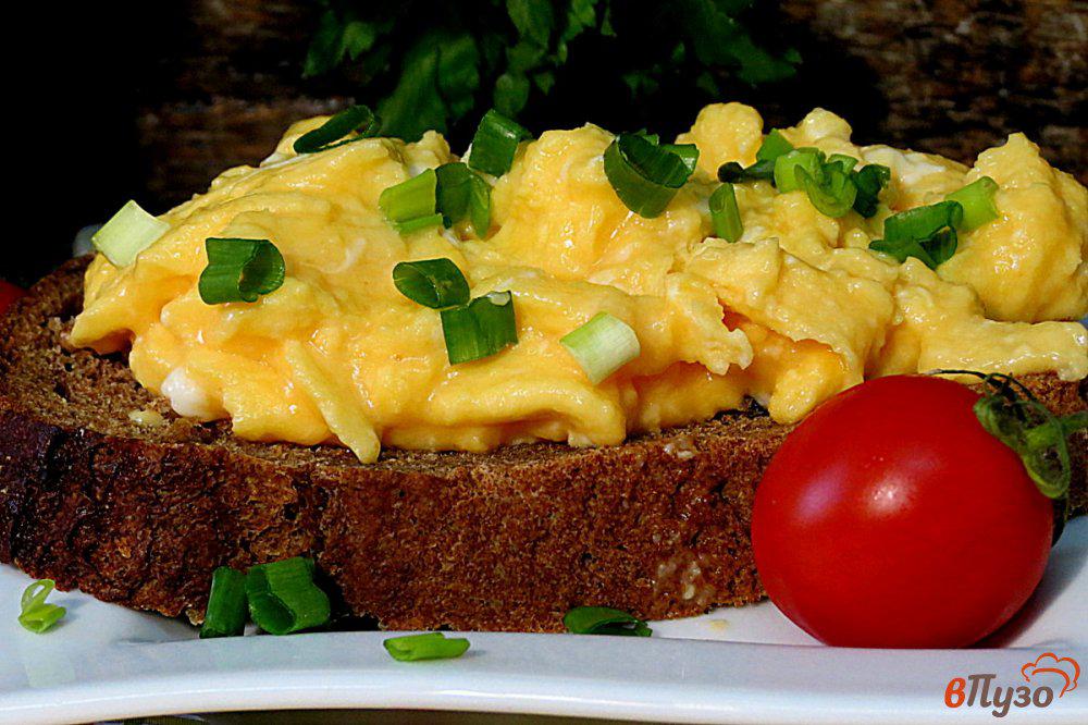 Блюда из яиц скрэмбл рецепт с фото