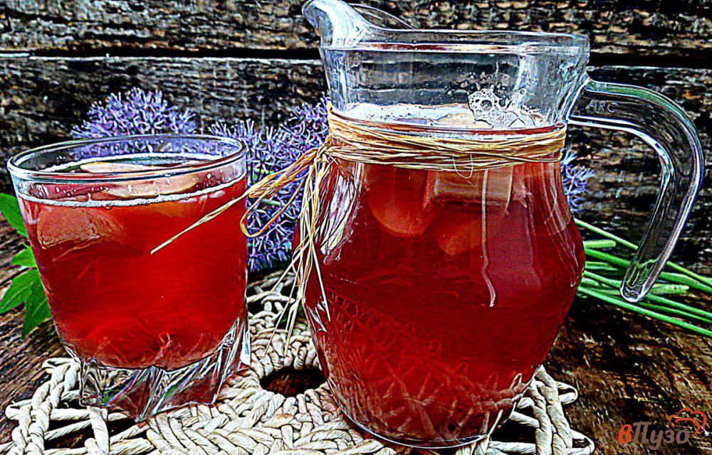 Компот из ревеня рецепты приготовления пить сразу с сахаром рецепт с фото пошагово