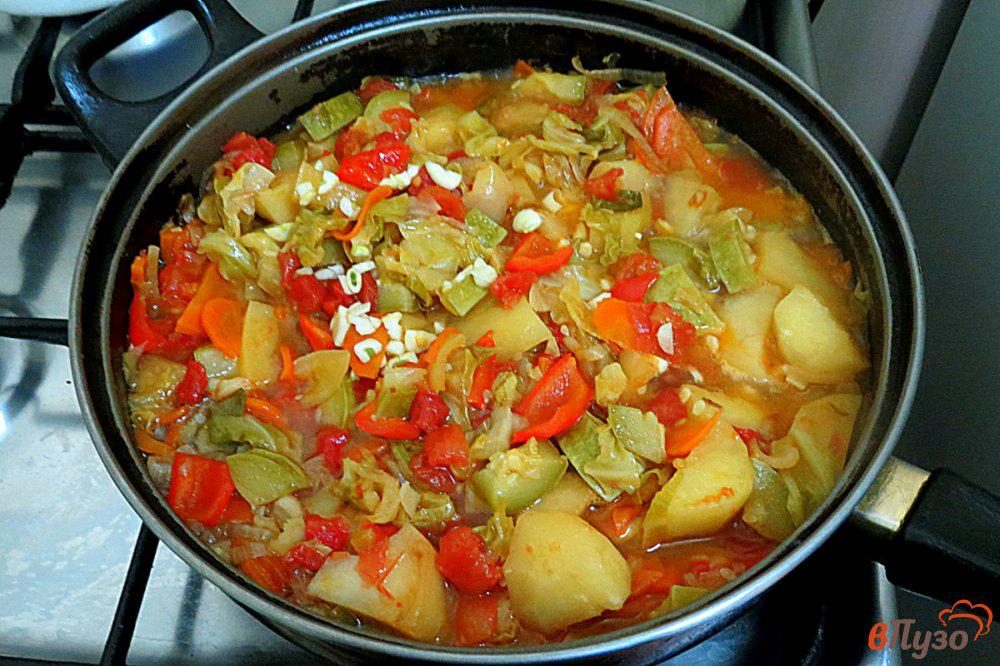 Тушеные овощи в кастрюле рецепт