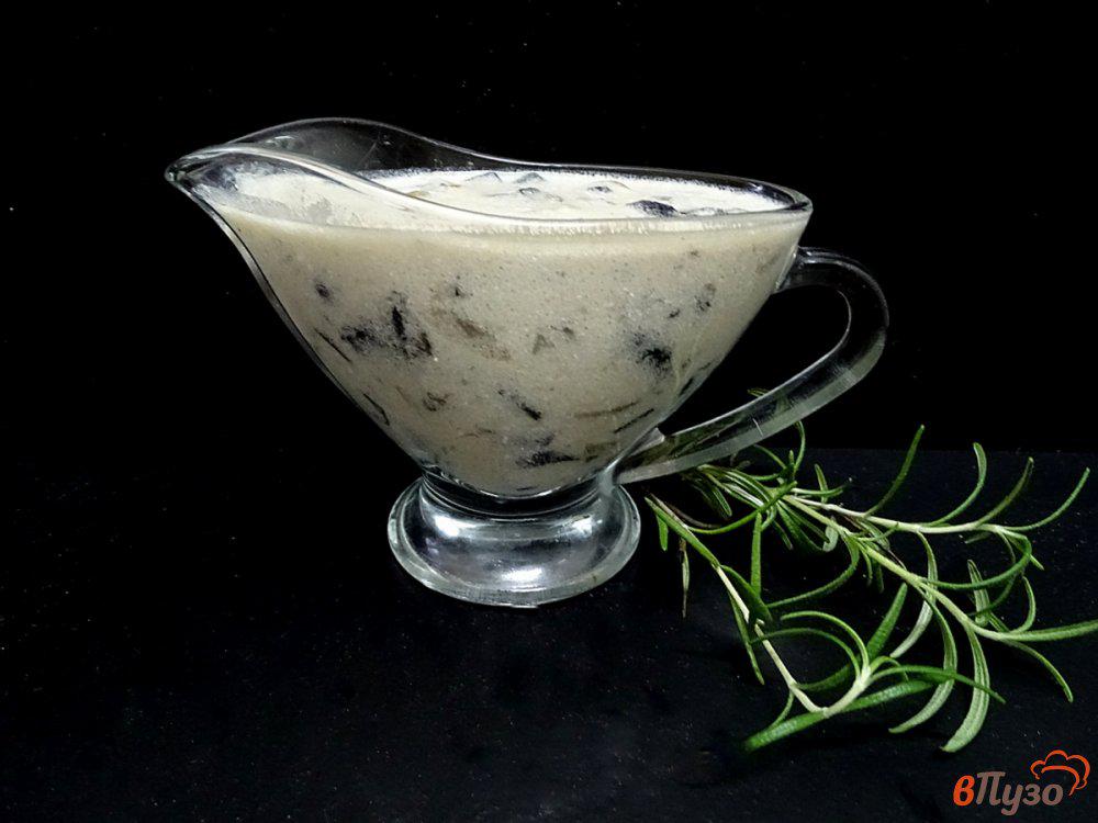 Грибной соус из замороженных. Грибной соус.