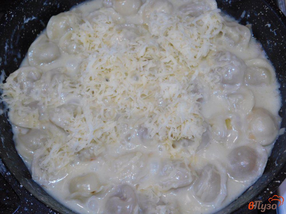Пельмени в духовке с сыром и сметаной рецепт с фото пошагово