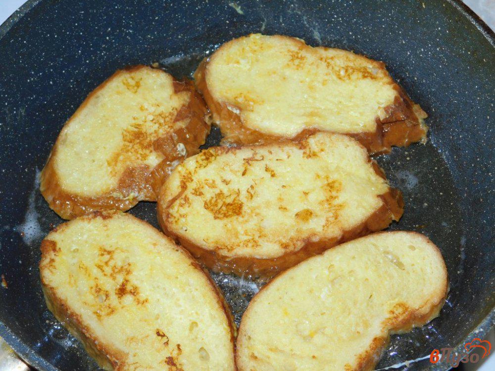 Сладкие гренки из батона с яйцом и сахаром и молоком рецепт с фото пошагово