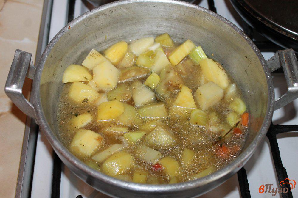 Жидкая картошка с мясом в кастрюле пошаговый рецепт с фото
