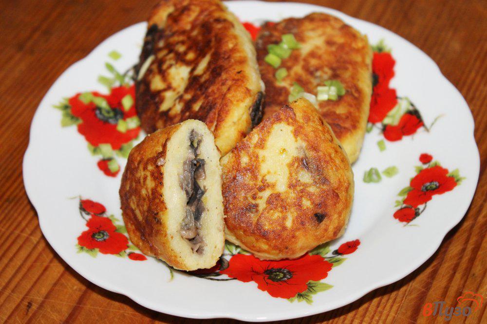 Зразы картофельные с печенью рецепт с фото пошагово