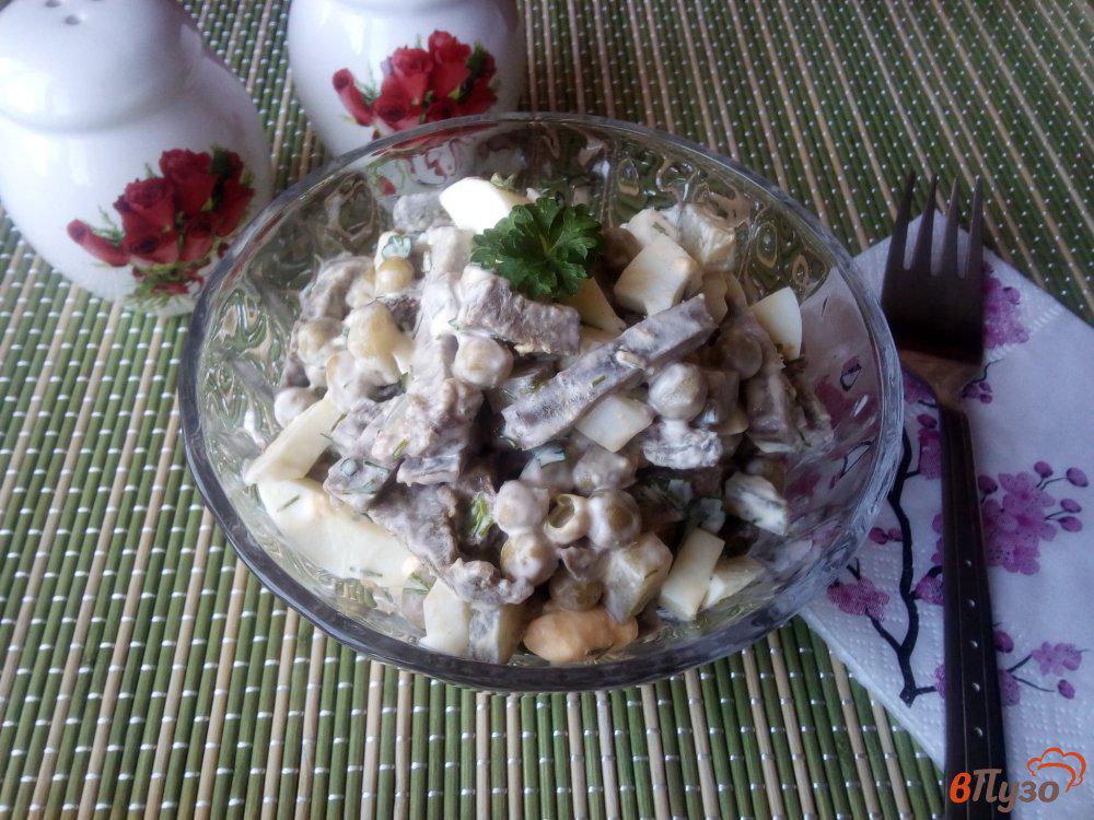 Салат из свиного языка рецепт с фото пошаговый