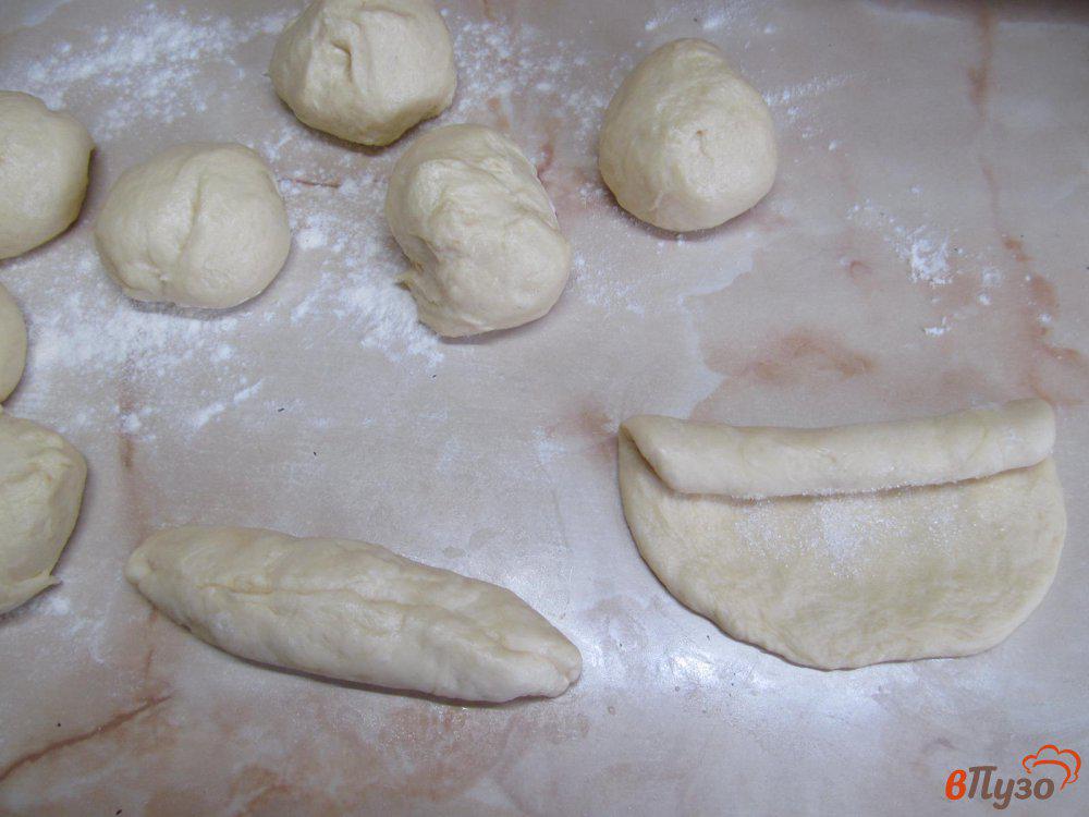 Как сделать булочку сердечком с сахаром фото пошагово