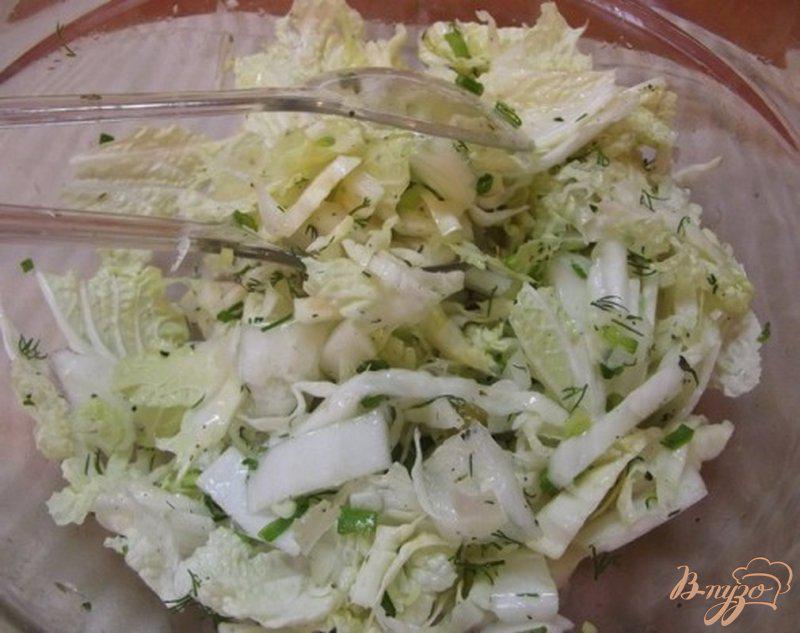 Салат капуста брынза. Фокус с пекинской капустой