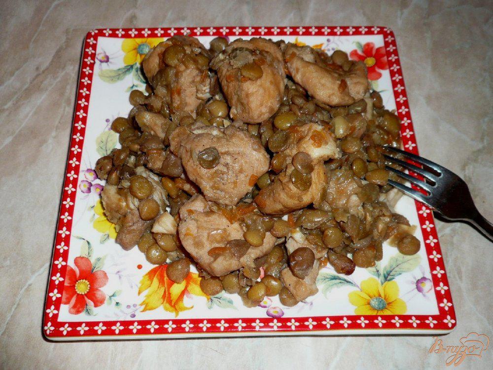 Мясо с чечевицей рецепт с фото пошагово