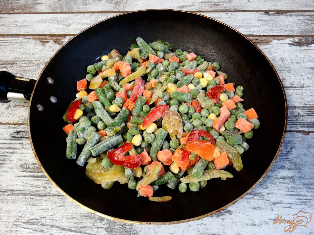 Блюда из замороженных овощей рецепты с фото на сковороде