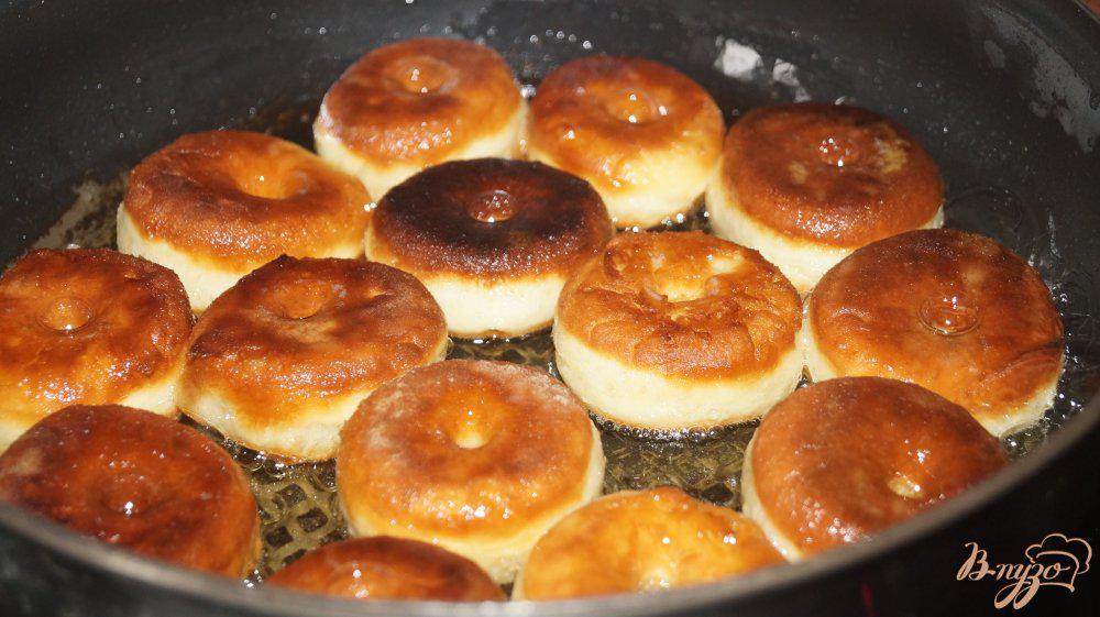 Пончики на кефире жареные на сковороде рецепт с фото как у бабушки