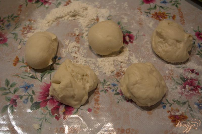 Фото приготовление рецепта: Вкусные пирожки из дрожжевого теста с капустной начинкой шаг №4