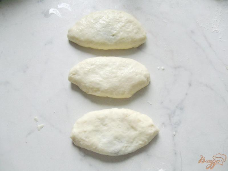 Фото приготовление рецепта: Пирожки с зеленой чечевицей шаг №8