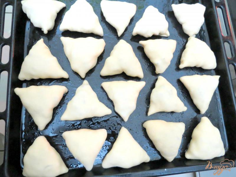 Фото приготовление рецепта: Пирожки с ревенем шаг №11