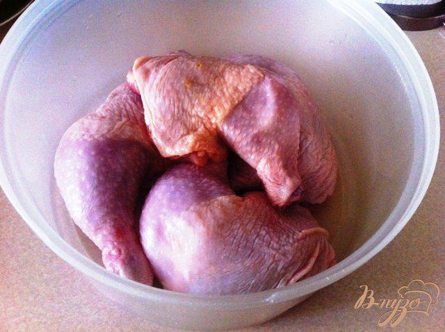 Фото приготовление рецепта: Куриные окорочка в горчичном маринаде шаг №1
