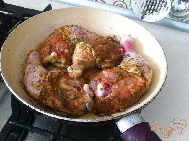 Фото приготовление рецепта: Куриные окорочка в горчичном маринаде шаг №5