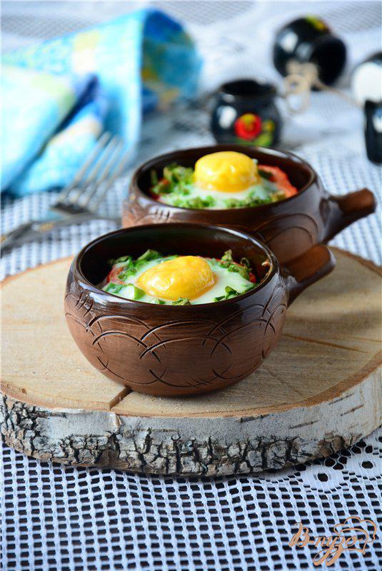 Фото приготовление рецепта: Зеленая фасоль с яйцом шаг №8