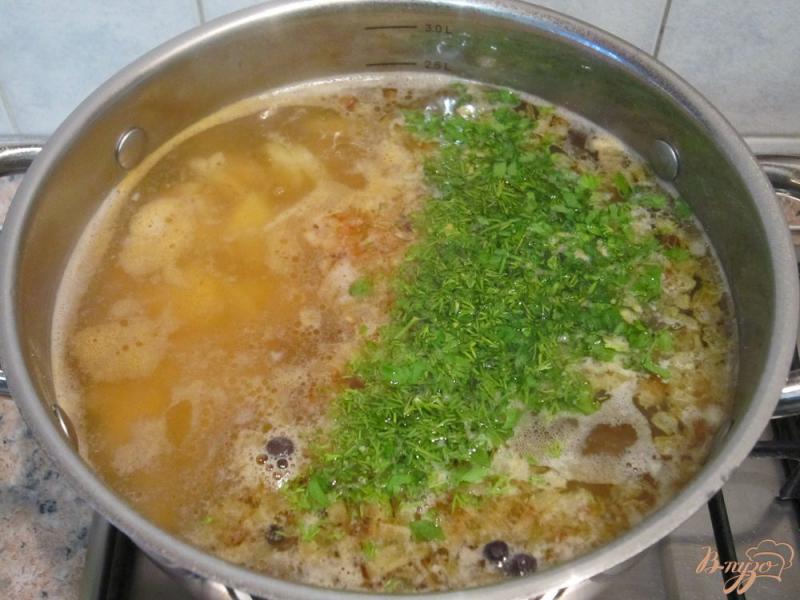 Фото приготовление рецепта: Картофельный быстрый суп шаг №8