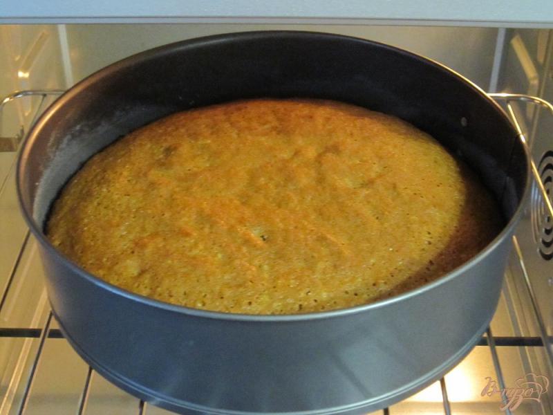 Фото приготовление рецепта: Торт морковный шаг №6