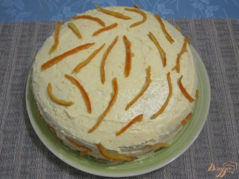 Фото приготовление рецепта: Торт морковный шаг №11