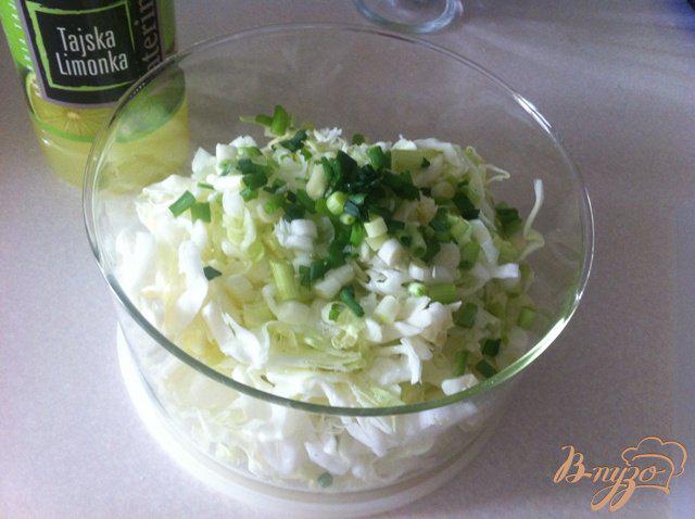 Фото приготовление рецепта: Салат из свежий овощей шаг №3